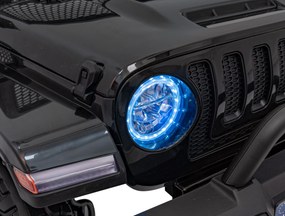 Ramiz OFF-ROAD 3.0 terénne auto pre deti čierne + diaľkové ovládanie + pomalý štart + pásy + LED audio
