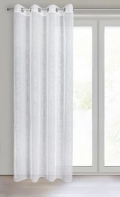 ZÁCLONA NA KRÚŽKOCH ELSI 140X250 CM BIELA