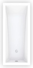 Roth Obdĺžniková akrylátová vaňa s extra tenkým lemom KUBIC NEO SLIM ROTH-Variant: rozmery: 150x70 cm - (KUBIC NEO SLIM 150x70 - 9300SLM)
