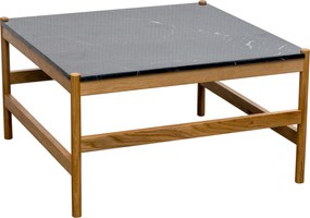 XXXLutz KONFERENČNÝ STOLÍK, prírodná farba, čierna, drevo, kameň, 80/45/80 cm MID.YOU - Stolíky do obývačky - 000575038301