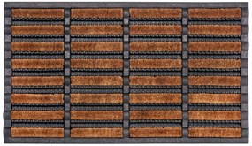 Vonkajšie čistiaci rohožka Mix Mats Brushes 105647 Black Cocos – na von aj na doma, 40x60, hnedá, exteriér, Hanse Home