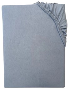 Posteľná plachta jersey sivá TiaHome - 160x200cm
