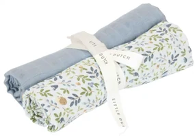 Little Dutch Plienky 70x70cm Forest Adventure & Denim Blue 2ks
