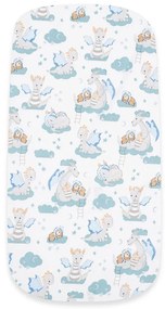 Bavlnené prestieradlo do kočíka New Baby Dráčik 35x75 cm