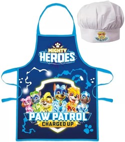 Chlapčenská zástera s kuchárskou čiapkou Tlapková patrola - Paw Patrol - motív Charged Up