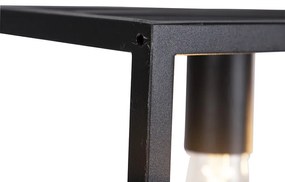 Inteligentné priemyselné závesné svietidlo čierne vrátane 4 WiFi A60 - Cage