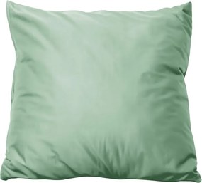Polášek Povlak na vankúš z bavlneného saténu - Light green | 50 x 50 cm
