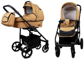 Detský kočík 2v1 BabyLux AIR ALU Sand Pearl