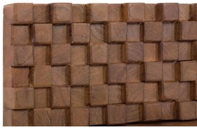 furniture-nabytek.cz - Masívny šatní panel Abadi z akáciového a mangového dreva, lakovaný, hnedý – 40×30×140 cm