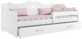 Interbeds Detská posteľ Júlia 160x80 biela + matrac + šuplík
