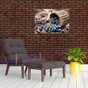 Obraz - Šťavnaté čučoriedky (70x50 cm)
