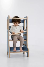 Učiaca veža Montessori pre deti modrá
