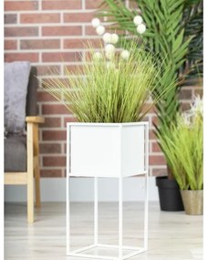 Stojan na kvety 50x24 cm biela