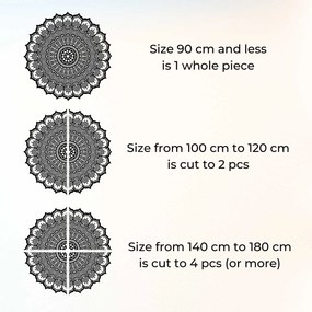 SENTOP | Luxusná drevená mandala na stenu, Luxusná dekorácia do obývačky  | SENTOP PR0506
