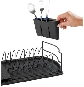 Čierny odkvapávač na riad Wenko Drip Basic