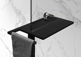 Hüppe Select+ polička čierna SL2401123