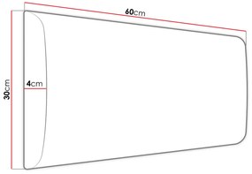 Nábytok do predsiene Kendora 60 (s 6 ks. čalúnených nástenných panelov Pazara 60x30) (manila 11). Vlastná spoľahlivá doprava až k Vám domov. 1054017