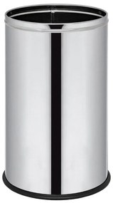 Kancelársky odpadkový kôš 18 L, nerez lesklý