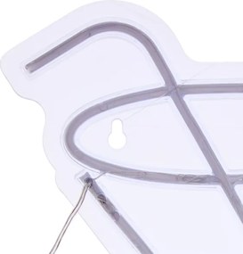 Atmosphera - LED neónová nástenná dekorácia COCTAIL LED/5V