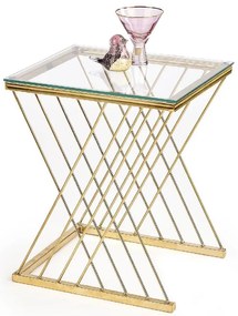 Stolík Nancy zlatý