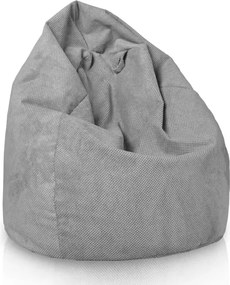 Set 2 detských sedacích vakov Bunny L Lapit + Bag Sako L Dot sivý
