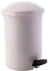 Kôš s pedálom 3,8 l biely 537-01