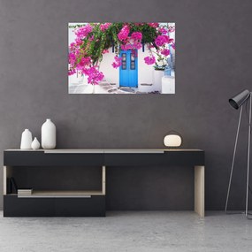 Obraz - Tradičný grécky dom (90x60 cm)