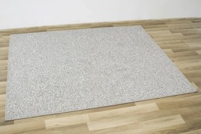 Metrážny koberec Ohio 8122 strieborný/svetlý sivý