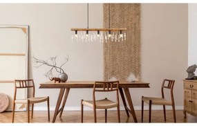 Globo 15532-5H - Luster na lanku KIRA 5xE14/40W/230V čierna/hnedá