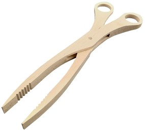 AMADEA Drevené nožnice na grilovanie, masívne drevo, dĺžka 27 cm
