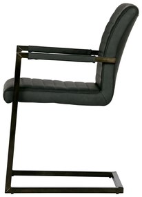 Čierna jedálenská stolička WOOOD Bas