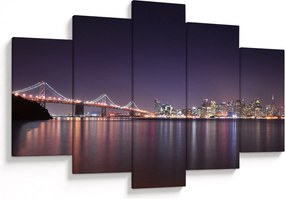 Obraz pohľadu na San Francisco, California (150x105 cm)