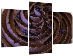 Obraz - Čokoládový Cupcake (90x60 cm)