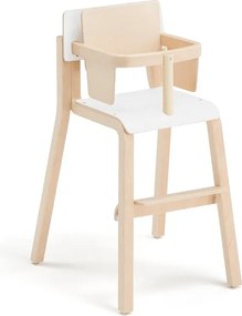 Vysoká detská stolička DANTE, výška 500 mm, breza/biela
