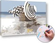 Maľovanie podľa čísel ODDYCH NA PLÁŽI –  nízka náročnosť