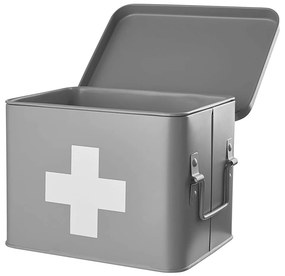 MEDIC Box na lieky - sivá