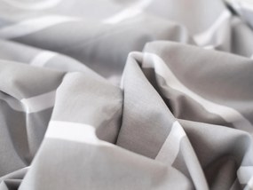 Obliečka na vankúš 70 × 90 cm – Kamala tmavosivé / biele