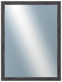 DANTIK - Zrkadlo v rámu, rozmer s rámom 60x80 cm z lišty LYON čierna (2705)
