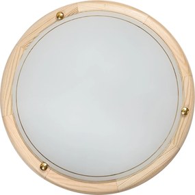 Rabalux UFON stropné drevené svietidlo 60W/E27/IP20 - svetlé drevo
