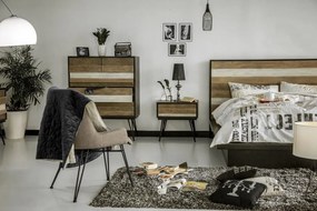 Dizajnová jedálenská stolička Adesso sivá/čierna