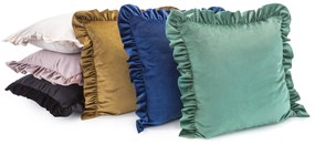 DEKORAČNÁ OBLIEČKA NA VANKÚŠ VELVET25 45X45 CM TMAVOBÉŽOVÁ