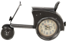 Stolové hodiny v dizajne retro mopede - 32 * 8 * 19 cm / 1 * AA