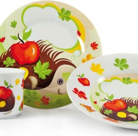 Detská jedálenská súprava 3dielna Ježko, BANQUET