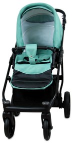 Detský kočík 3v1 BabyLux AIR ALU Sage