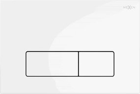 Mexen Fenix 13 splachovací tlačidlo Slim, biela matná - 601320