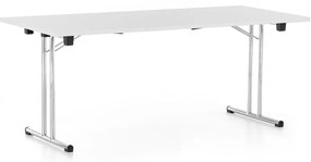 Skladací stôl 180 x 80 cm, svetlo sivá