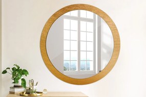 Okrúhle ozdobné zrkadlo Kovový povrch fi 90 cm