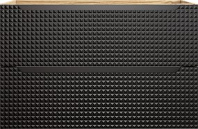Comad Kúpeľňová skrinka pod umývadlo Luxor Black 90 čierna/dub olejovaný