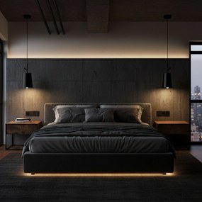 Toolight Toolight, závesné svietidlo 1xE27 APP1034-1CP, čierna, OSW-00698