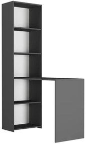 Písací stôl s regálom MODERN B-50S – 120 x 50 x 180 cm - rôzne farebné prevedenia biela